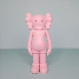 Kaws Figurine Sculpture Home Decor Statue Home Ornament Decoration 8IN/20CM - Color: Pink