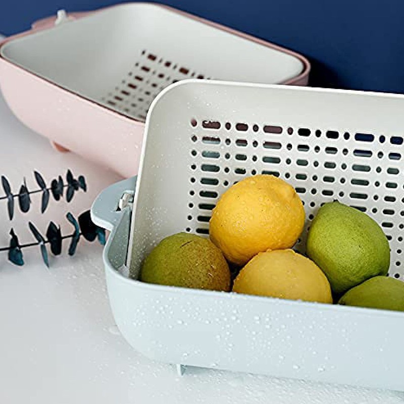 SUL Kitchen Strainer Colander Bowl Pasta Drainer Plastic Colander Multifunctional
