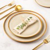 LERATIO Ceramic Dinner Plates Set of 6, 10.5 Inch Reactive