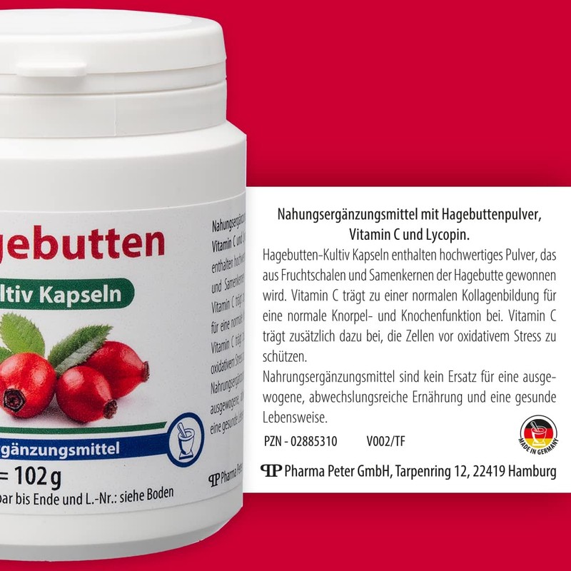 Pharma-Peter Rosehip Cult Capsules, 120 Capsules
