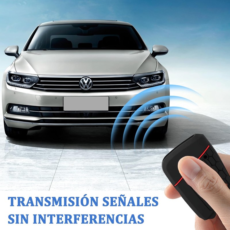 2 Piezas Funda Protección De Silicon Llave Compatible con VW