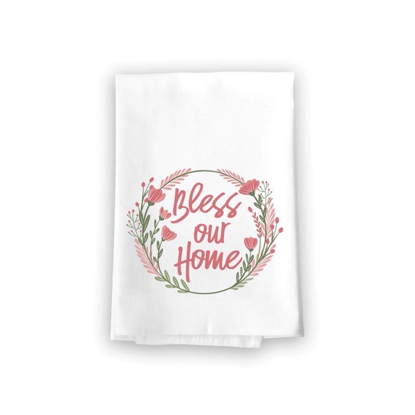 Honey Dew Gifts Multi-Purpose Towel, Bless Our Home Flour Sack