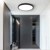 LVL LED Ceiling Light Black Shell 12W 1100lm Natural White
