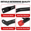 Saddlebag Guard Rear Saddlebag Crash Bars with 4 PCS Red
