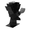 2 Blade Heat Powered Wood Fireplace Fan 1200RPM 25dB Low