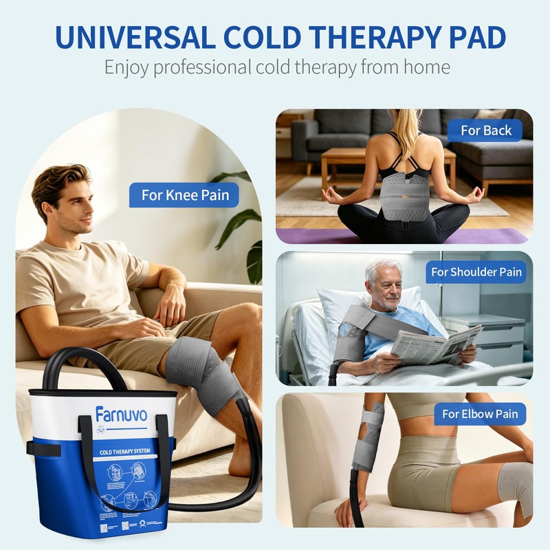 Portable Ice Machine for Knee Surgery Recovery & Sports Injury