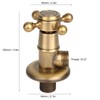 Válvula triangular de latón para baño Fdit 1/2G Herrajes para