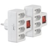 revolt Quadruple Sockets: Set of 4 4-Way Euro Sockets with
