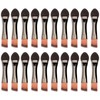 Jaasuee 20-Piece Eyeshadow Brushes Set - Dual Sided Sponge and