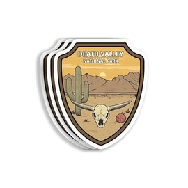 (3 Pack 3X3) Death Valley National Park Stickers - National Park Waterproof Sticker - Travel Parks Sticker - Stormlight Archive Sticker - Laptop Phone Bottle Bookish Decal