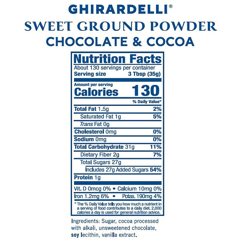 Ghirardelli Chocolate Sweet Ground Chocolate & Cocoa Beverage Mix, 10-Pound
