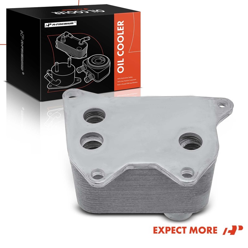 A-Premium Engine Oil Cooler Compatible with Volkswagen Jetta Passat 2014-2021