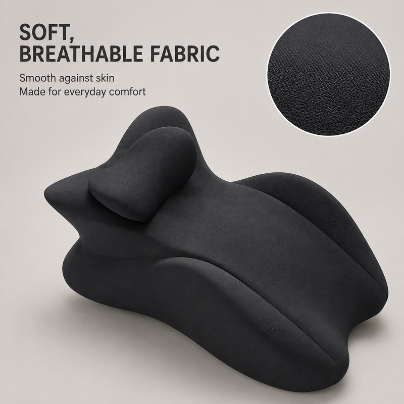 Ergonomic Prone Reading Pillow with Raised Head Support – Multi-Position