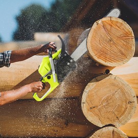 JAYGOVAN 22 Inch Gas Chainsaw, 58cc Gas Power Chain Saw with Automatic Oiler, 2-Cycle Gasoline Powered Chainsaw, Cordless Petrol Handheld Gasoline Chainsaws for Tree Branches Trimming Wood Cutting