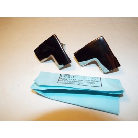 MIKES 1955 1956 1957 55 56 57 Chevy Hardtop  Rear Window Upper Corner Moldings w Studs