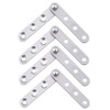 4PCS Door Hinges, 57mm x 16mm, 360 Degree Rotation Hidden