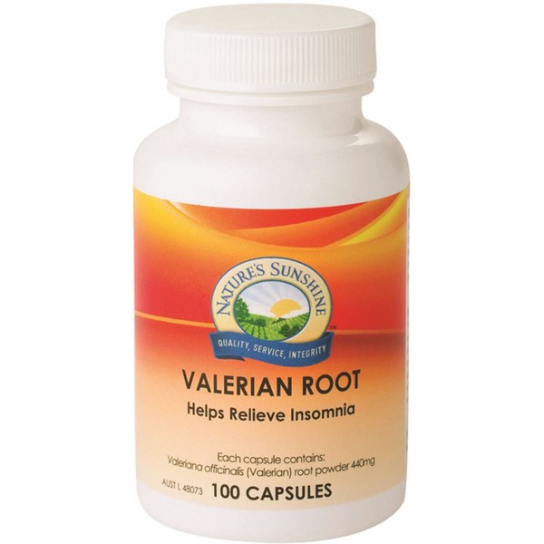 NATURES SUNSHINE Valerian Root 440mg 100 capsules