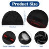 Hpmjz 3 Pcs Stocking Wave Cap Silky Elastic Band Cap