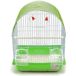 BPS BPS-1160 Metal Bird Cage with Feeding Bowl Swing Springer Colour Random 30 x 23 x 39 cm