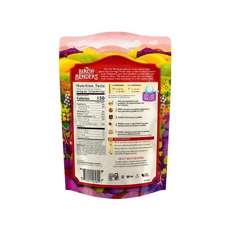 Birch Benders 2 Packs of Birch Benders Ube Mochi Complete
