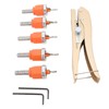 6PCS Set Countersink Drill Bit Set Multifunctional Adjustable Tapered Drill