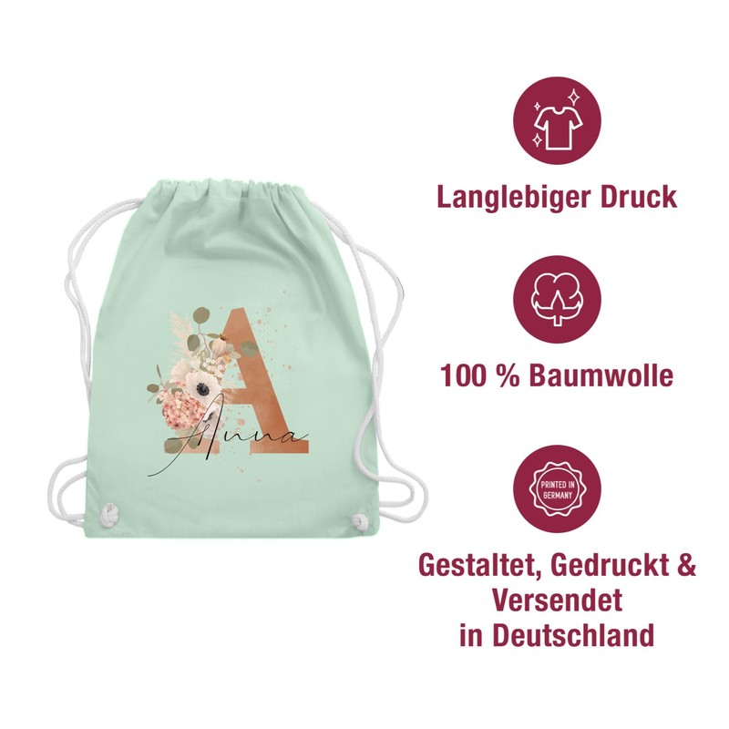 Geschenk mit Namen personalisiert by Shirtracer - Gym Bag Backpack
