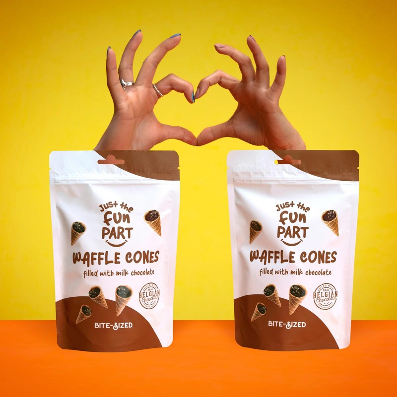 Just The Fun Part | Bite-Size Crispy Mini Waffle Cones