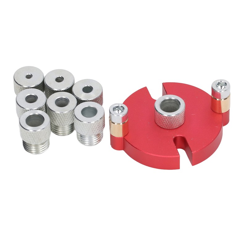 Self Center Dowel Jig Aluminum Alloy Hole Puncher Locator Precise