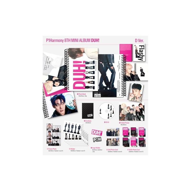【ランダム】P1Harmony 8th Mini Album /DUH!(CD)