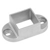 10 Pack 1-1/2" x 1-1/2" Square Post Flange Base, Aluminum