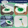 4 Pack Spin Mop Head Replacement Compatible with Libman Tornado,