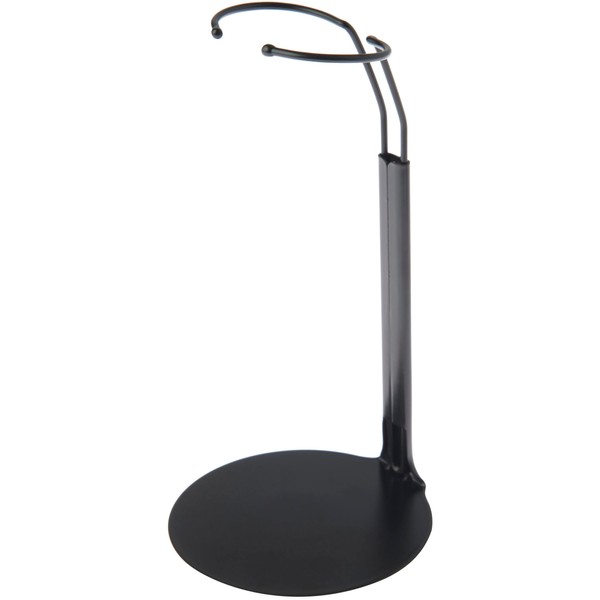 Plymor DSP-5175B Black Adjustable Doll Stand, fits 10, 11, and