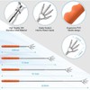 Yeipis 4 Pack Different Style Back Scratcher Metal Portable Telescoping