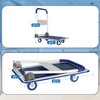 Upgraded Lifetime Home Extra Large Foldable Push Cart Dolly |