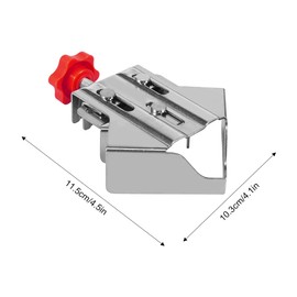 2 Pcs Right Angle Clamp, 90 Degree Corner Clamps, Precision Open and Close Type Right Angle Splicing Clamp Locator, Corner Clamps for Woodwork DIY Welding (Red)