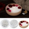Gokoti Round Cement Bowl Flowerpot Mold Storage Bowl Mold Epoxy