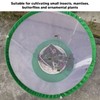 Cylindrical Butterfly and Insect Observation Cage Transparent Mesh Habitat Cage