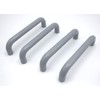 KLAMA Set of 4 Plastic Furniture Handles for Cupboards, Drawers