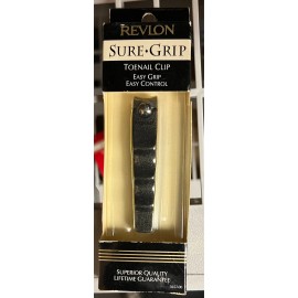 Revlon Sure Grip Toe Nail Clip Rare + free metal toe nail file yellowed pkgng
