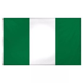 valuebuy 3x5 Nigeria Flag Nigerian National Banner Polyester 3x5 Foot Country Flags 100D