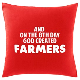 Hippowarehouse And on the 8th day God created Farmers Printed bedroom accessory cushion cover case 41x41cm