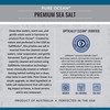 SaltWorks Pure Ocean Sea Salt, Fine Grain, 5 Pound Bag