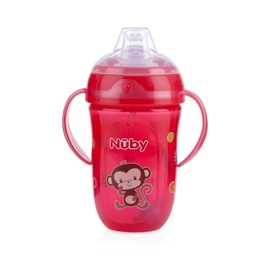Nuby 360 2 Handle Comfort Cup, Boy, 9 Ounce, 1 Count (Pack of 1), Colors May Vary
