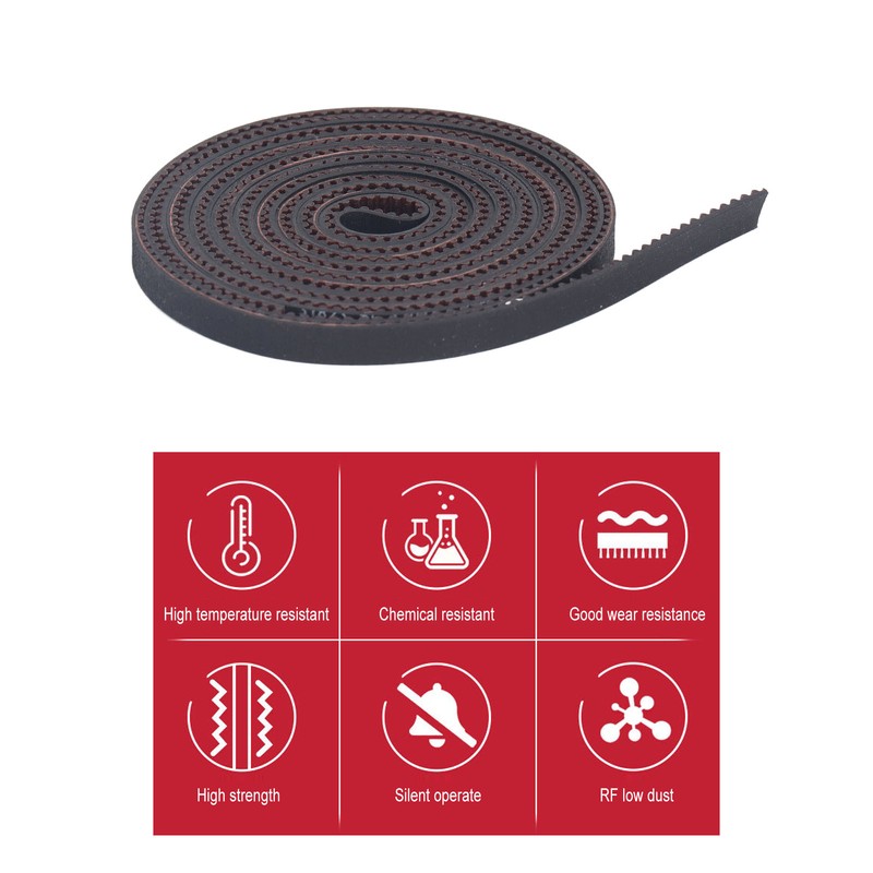 GT2 Timing Belt 3D Printing Open 6mm Width 2mm Picth
