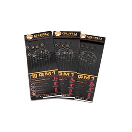 Korda Guru QM1 4" Bait Bands Hair Rigs Barbless (Size 10 9lb)