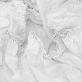 3 Pack White Massage Table Sheet, Reusable Massage Table Sheets, Microfiber Massage Bed Cover for Spa, Beauty Salon, Hotels, 190 x 70 cm