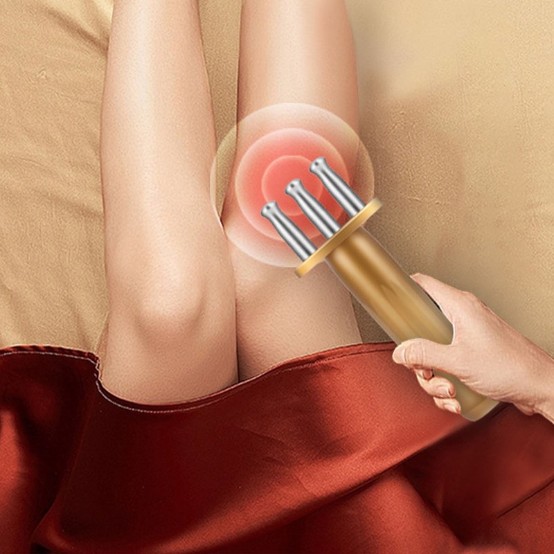 Magnetotherapy Pen Meridians Point Lymphatic Drainage Massage Stick Fork for