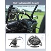 Magnetic Golf Cart Phone Holder Mount, 360°Rotation and Multi-Angle Adjustments