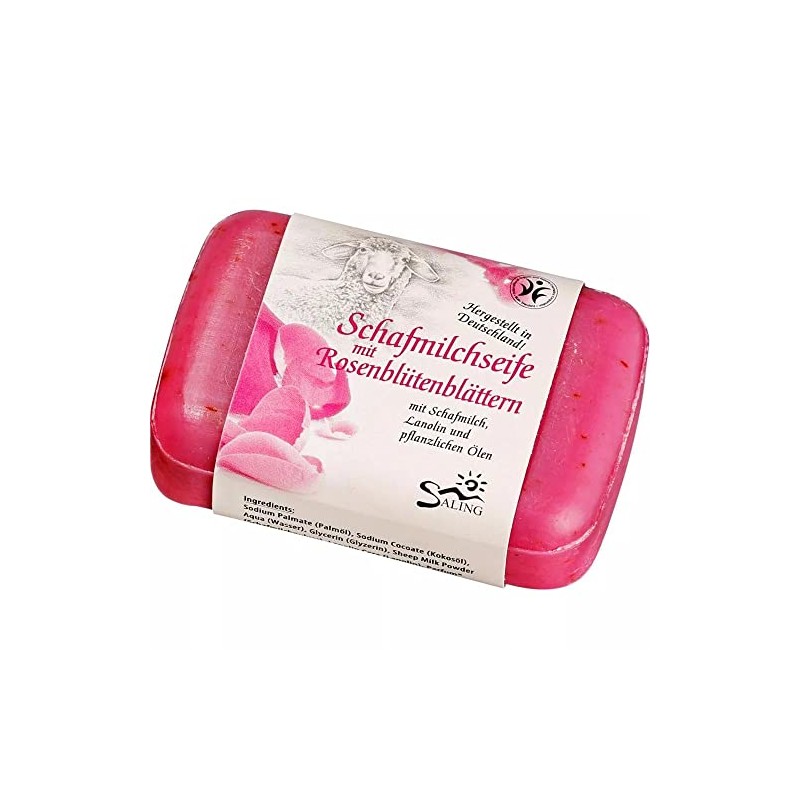 Saling, Sheep's milk soap, rose petals