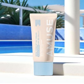 Amuse Beige Tone Up 365 Vegan Sun Cream 40ml - Sunscreen UV protection mineral sunscreen (AD) / 어뮤즈 베이지 톤업 365 비건 선크림 40ml - 썬크림 자외선차단 무기자차 (AD)